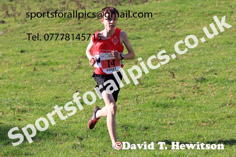 Boys under-13s, 2022 NECAA Cross Country Relays, Thornley Hall Farm, Peterlee, County Durham, October 15th. Photo: David T. Hewitson/Sports for All Pics